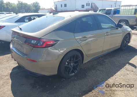 2025 Honda Civic Sport из США, поврежденный, VIN 19XFL2H87SE003740